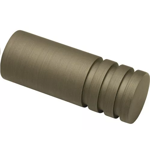 Gardinia 32450 Endstück Zylinder für Kira cappuccino Ø 19 mm 2 Stk. Neu OVP