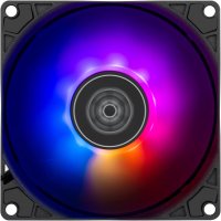 SilverStone Technology SST-AS90B-ARGB - Air Slimmer Schmaler 92-mm-Lüfter mit verbesserter Leistung, PWM und ARGB-Lichteffekt