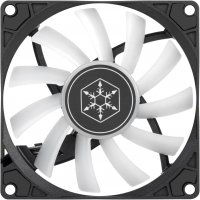 SilverStone Technology SST-AS90B-ARGB - Air Slimmer Schmaler 92-mm-Lüfter mit verbesserter Leistung, PWM und ARGB-Lichteffekt