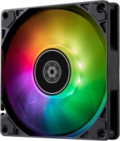 SilverStone Technology SST-AS90B-ARGB - Air Slimmer Schmaler 92-mm-Lüfter mit verbesserter Leistung, PWM und ARGB-Lichteffekt