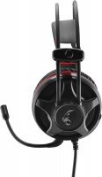 MR Gaming Series MediaRange MRGS300 Game 5.1 Surround Kopfhörer mit Kabel Schwarz/Rot