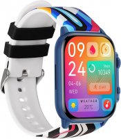 Trevi T-FIT 458 A Smartwatch con Display AMOLED 1.95" Always On ad Alta Definizione, Chiamate Wireless, Monitoraggio Sonno, Passi, Frequenza Cardiaca, Notifiche Social Media, Waterproof