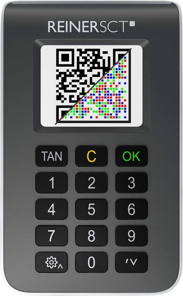 REINER SCT tanJack photo QR I Chip chipTAN-Tan Generator für Online Banking