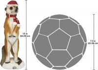 Weihnachtsschmuck - Frohe Meerkat Ferien Porch Greeter Meerkat Statue