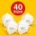 SIMPLECASE 40x FFP2 Maske, CE 0598, Atemschutzmaske, Partikelfiltermaske